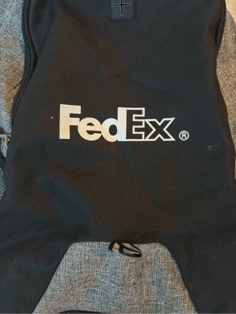 FedEx Men’s Black and Gray Logo Backpack - Picture 2 of 7